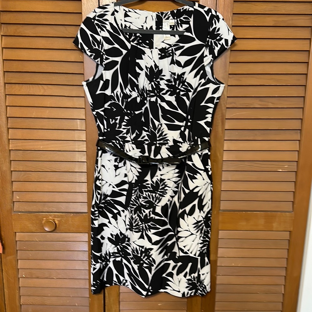 Black and white dress